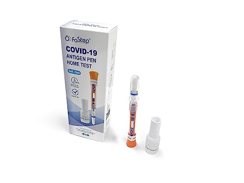 FaStep COVID-19 Antigen Pen Home Test (1 Pack, 4 Tests Total) - New Design