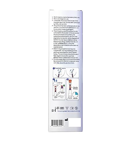 FaStep COVID-19 Antigen Pen Home Test (1 Pack, 2 Tests Total) - New Design