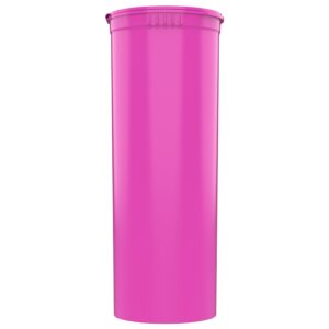 60 dram cr plastic packaging pop top containers - child resistant travel holder vial bottles - 75 qty (pink)