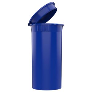 13 Dram CR Plastic Packaging Pop Top Containers - Child Resistant Travel Holder Vial Bottles - 315 qty (Blue)