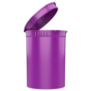 30 Dram CR Plastic Packaging Pop Top Containers - Child Resistant Travel Holder Vial Bottles - 160 qty (Purple)