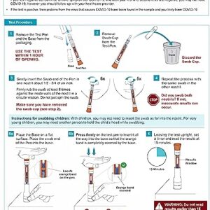 FaStep COVID-19 Antigen Pen Home Test (1 Pack, 2 Tests Total) - New Design