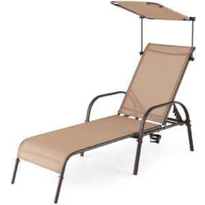 lounge chair recliner, brown