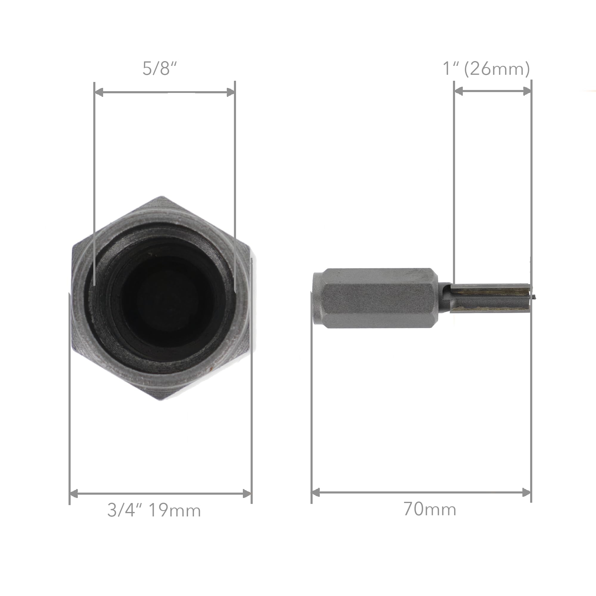 PRODIAMANT Carbide Brick Mortar Grout Cutter 10mm (3/8 Inch) for Angle Grinder Mortar Cutter with 5/8-11 Thread