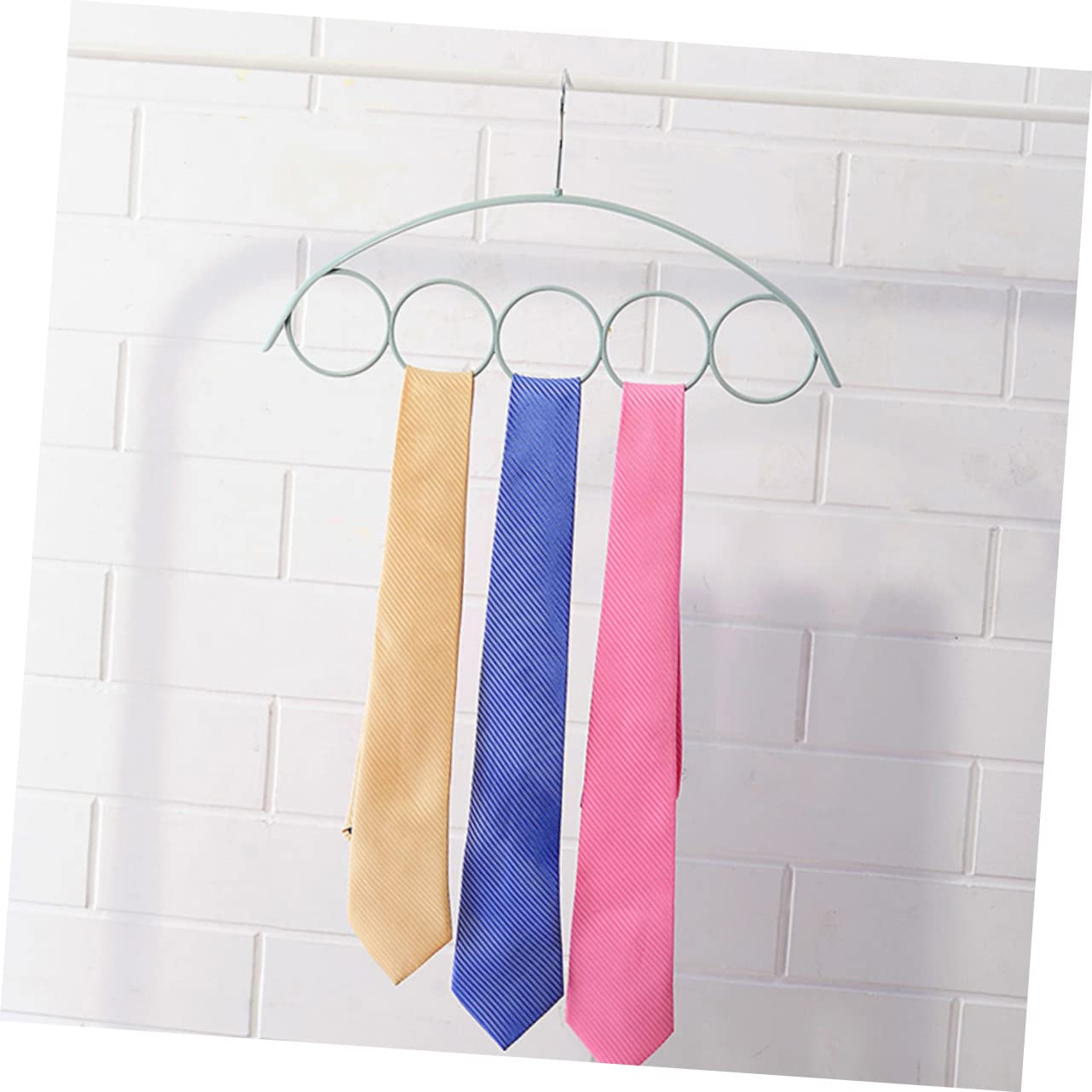 CHILDWEET 4pcs 5 Scarf Hanger Tie Hanger Plastic Hangers Suit Hangers Sweater Hanger Scarf Hanger Organizer Holder Scarf Tie Hanger Scarf Tie Rack Multifunction Hanger Scarf Rack Coat Hanger