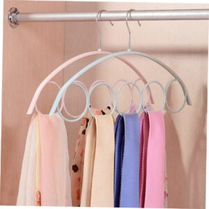 CHILDWEET 4pcs 5 Scarf Hanger Tie Hanger Plastic Hangers Suit Hangers Sweater Hanger Scarf Hanger Organizer Holder Scarf Tie Hanger Scarf Tie Rack Multifunction Hanger Scarf Rack Coat Hanger