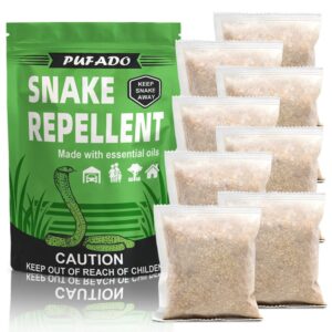 pufado snake repellent for yard powerful, outdoor snake away repellent, snakes repellents for outdoor pet safe, yard snake out repellant effectively, snake repellant outdoor and home-8 pouches