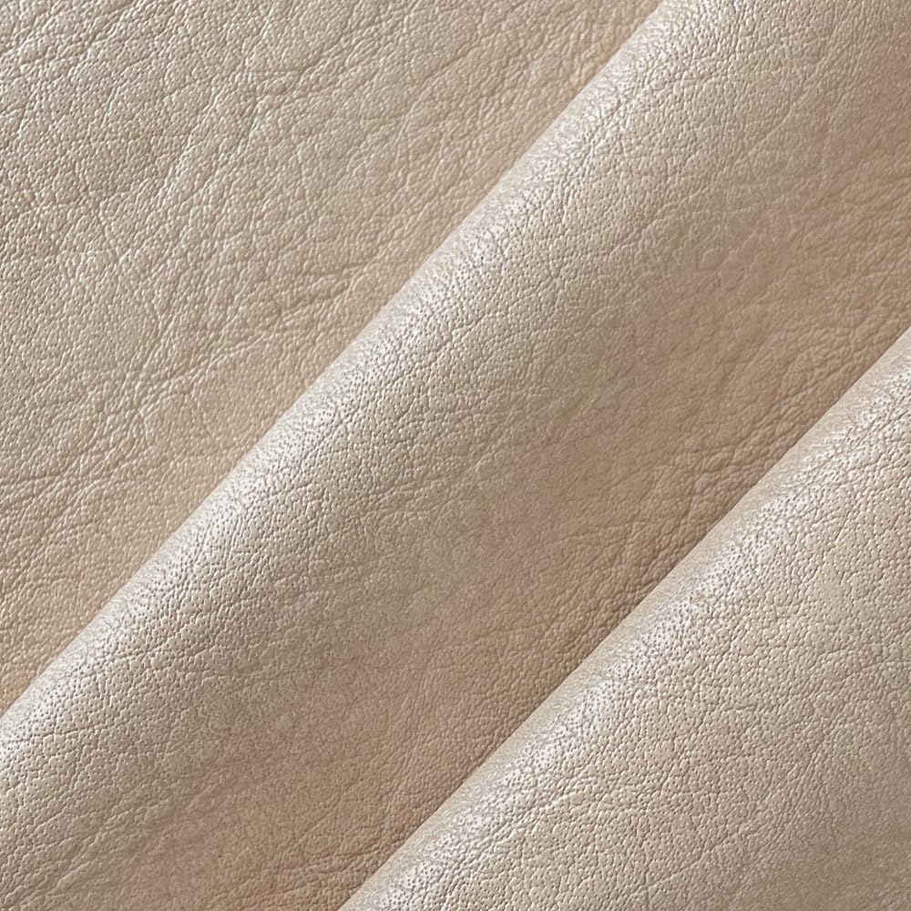 ONEART | Beige Faux Leather Fabric by Separated Yard, Marine Vinyl Fabric for Crafts, Soft Grain Upholstery Fabric, 36"x54"