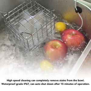 TOPINCN Portable Mini Sink Dishwasher Efficient Countertop Dishwasher Dish Washer Fruit Vegetable Washing Machine for Home Kitchen Dorm Apartment