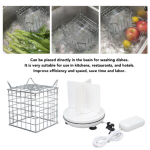 TOPINCN Portable Mini Sink Dishwasher Efficient Countertop Dishwasher Dish Washer Fruit Vegetable Washing Machine for Home Kitchen Dorm Apartment