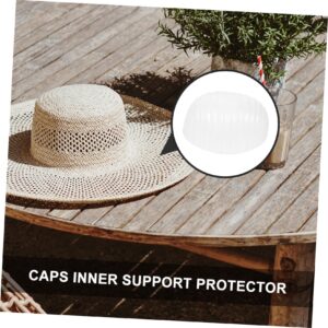 CHILDWEET 20pcs Hat Support Pad Holder Plastic Bottle Caps Plastic Stand Cap Insert Shaper Baseball Hat Supports Peaked Caps Holder Caps Support Caps Inner Support Protector Retainer Pvc