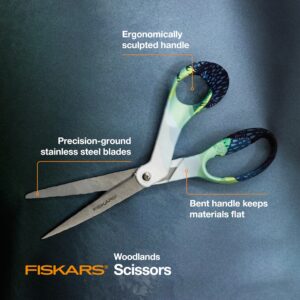 Fiskars® Explore Collection Scissors, Woodlands (8 in.)