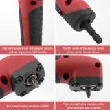 Right Angle Drill Attachment, ABS Handle Electric Screwdriver Repair 90 Degree Corner Adapter for 18v Impact Driver and Drill Bit, Perfect for Drilling or Driving in Tight Spaces(size:2 pcs)