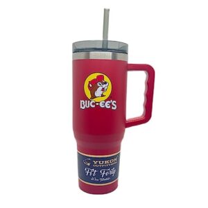 buc-ee's insulated tumbler with usa pride sticker