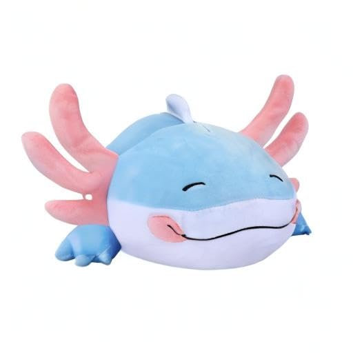 Colixpet Axolotl Plush Cute Stuffed Animal Soft Blue Long Pillow Hugging Plush Toys Valentine's Day,Birthday Gifts for Kids Boys Girls 21 inches