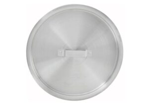 winco alpc-50 heavy-duty aluminum stock pot cover, 50 quart, silver