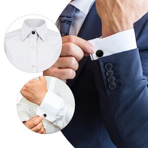 Ouligay 18PCS Collar Extenders Shirt Collar Extenders Pants Button Extender Extender Button Set Collar Button Extender for Mens Dress Shirts Suits Trouser, Coat, Shirts