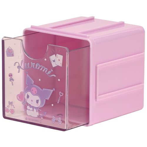 Skater JQBC1-A Connecting Accessory Holder, Pack of 2, 3.0 x 3.0 inches (7.6 x 7.6 cm), Cube, Cubic Collection, My Melody, Kuromi, Cute, Sanrio Accessories, Storage Case, Drawer, Organization