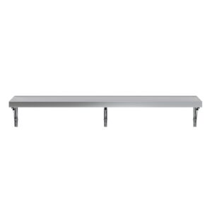 AmGood 18" x 48" Stainless Steel Folding Wall Shelf | NSF Certified | Food Truck | Kitchen, Restaurant, Garage, Laundry, Utility Room