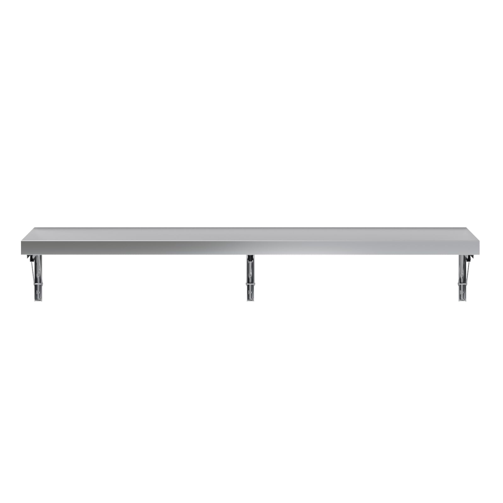 AmGood 18" x 48" Stainless Steel Folding Wall Shelf | NSF Certified | Food Truck | Kitchen, Restaurant, Garage, Laundry, Utility Room