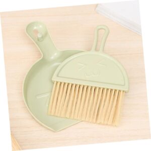 HAPINARY 4 Sets Mini Dust Brush and Dustpan Multi Function Handheld Cleaning Accessory for Quick Cleanup Desks Countertops and Pet Areas Compact Broom and Dustpan