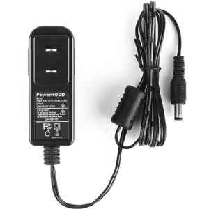 powerhood 6v ac adapter compatible with itouchless 13 gallon sensor touchless trash can dzt13p it13mx it13rcb it13hx 6vdc dc6v replacement power supply cord wall home battery charger