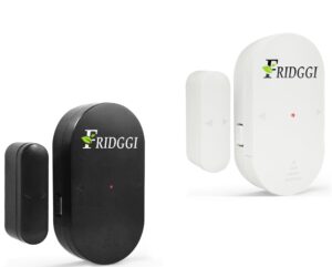 fridggi - freezer door alarm with delay when left open, 60sec, 120sec, 180sec reminders, fridge door alarm or chime (pack 2)