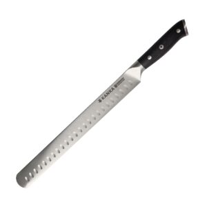 KANKA 12 inch Slicing Carving Knife - Ultra Sharp 1.4116 German Stainless Steel. Premium G10 Hamdle. Gift Box Included