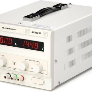 AC110V Bench Power Supply, 0-30V 0-20A Variable Power Supply, DC Power Supply Variable, Adjustable Switching Regulated Lab Power Supply, High Precision DC Power Source