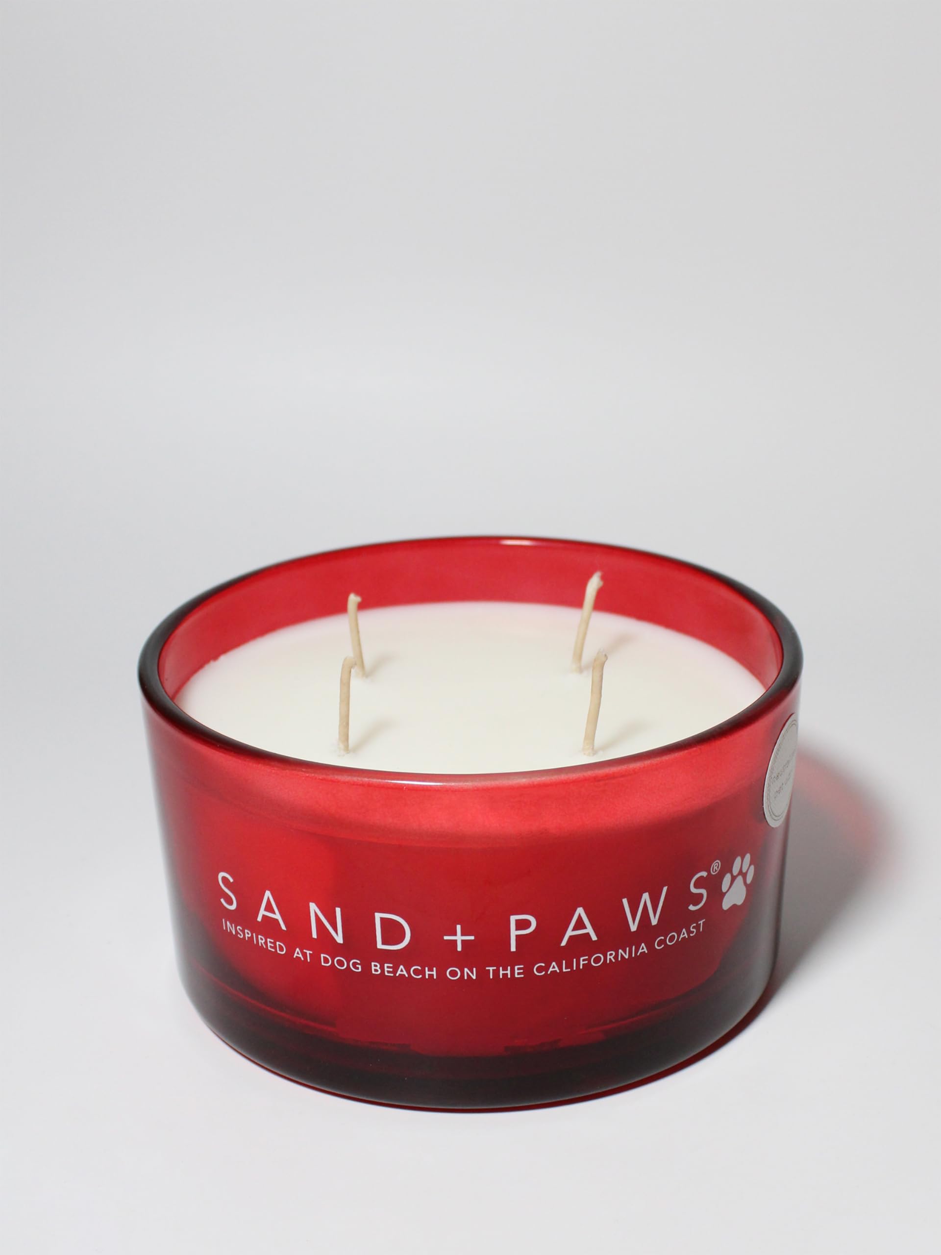 Sand + Paws Scented Candle - Frazier Fir – Additional Scents and Sizes – 100% Cotton Lead-Free Wick - Luxury Air Freshening Jar Candles - Perfect Home Decor – 23oz