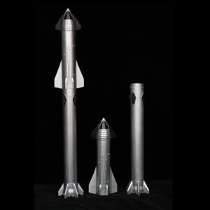 Flmenunu SpaceX Starship 1/375 Diecast Rocket Model