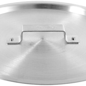 Winco ALPC-20 Heavy-Duty Aluminum Stock Pot Cover, 20 Quart, Silver