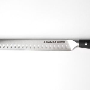 KANKA 12 inch Slicing Carving Knife - Ultra Sharp 1.4116 German Stainless Steel. Premium G10 Hamdle. Gift Box Included