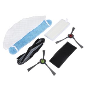 Yosoo K650 Sweeper Accessories Set - Washable Mop, Mop, Rolling Brush, Side Brush, Filter Screen