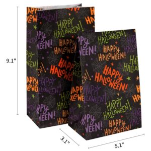 SUNCOLOR Pack of 30 Halloween Treat Bags for Kids Party Favor Bags Goodie Bags