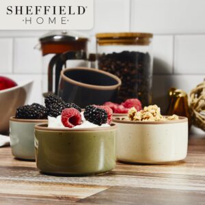 Sheffield Home Baking Dish Set - 6-Piece Bundle, Includes 8oz Dishes, Dishwasher and Microwave Safe, Enhance Your Culinary Creations with Style and Convenience, Assorted Neutrals