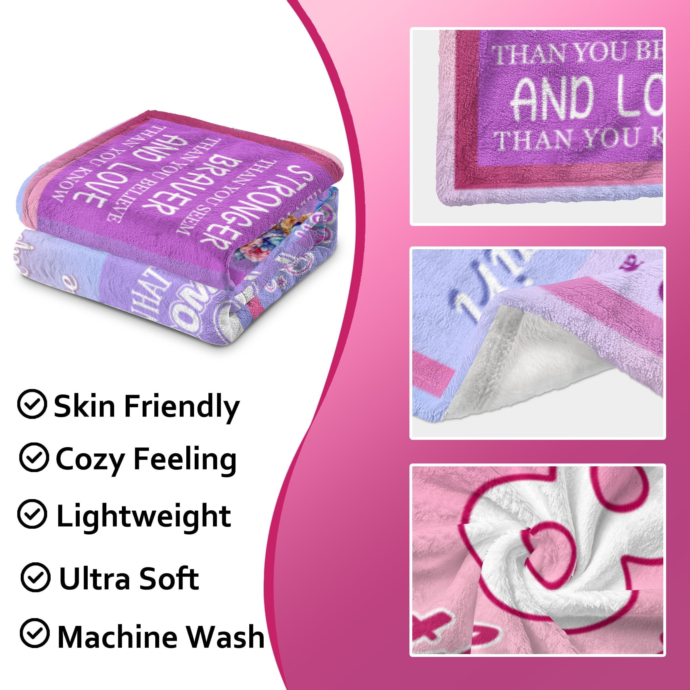 Ownxhbc 18th Birthday Gifts for Girls, 18th Birthday Gift Idea for Daughter Sister, 18 Year Old Blanket for Girls, Birthday Gifts for 18 Years Old Girl, 18th Birthday Pink Throw Blanket Decor 60"x50"