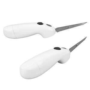 Electric Fillet Knives Support Battery Powered, Stainless Steel Cordless Rechargeable Steak Knife, Portable Time Saving for Home Restaurant Fishing Picnic