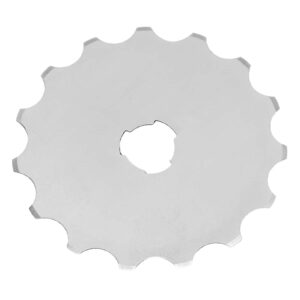 Rotary Cutter Blades, Pack of 5 45mm High Speed Steel Crochet Rotary Cutter Blades Perforating Rotary Replacement Blades for Patchwork Leather Fabric Paper Cutting Crafting Sewing