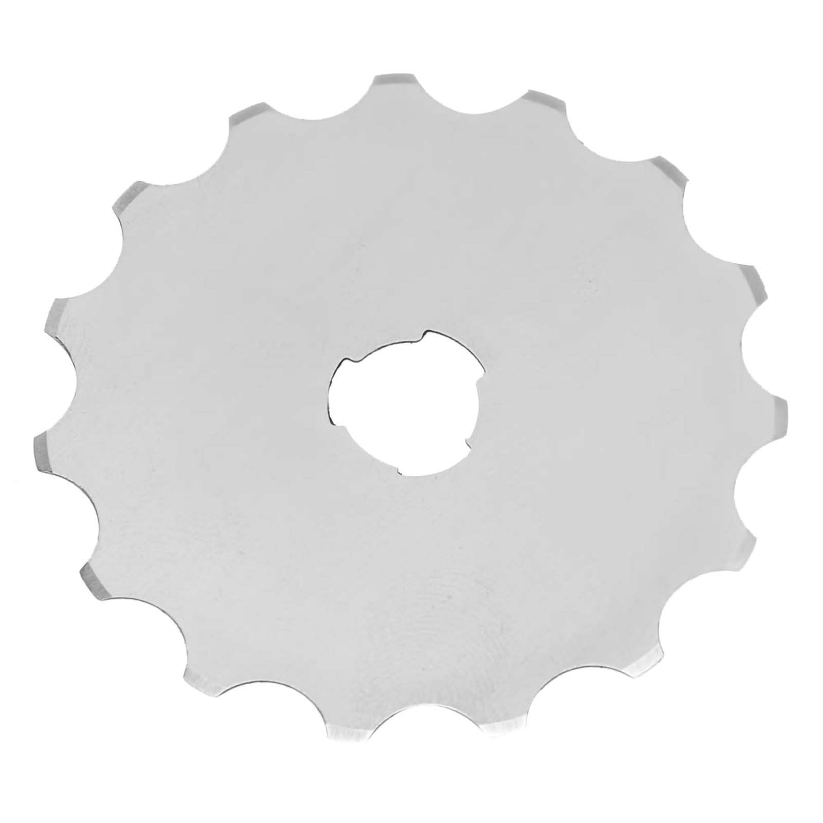 Rotary Cutter Blades, Pack of 5 45mm High Speed Steel Crochet Rotary Cutter Blades Perforating Rotary Replacement Blades for Patchwork Leather Fabric Paper Cutting Crafting Sewing