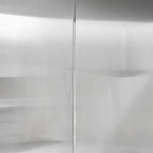 HOODMART 48” x 84” Metal Wall Panels, Set of 2 - High Quality Stainless Steel Sheet with Seam & End Caps, Back Splash Guard for Food Trucks, Restaurants, and Trailers