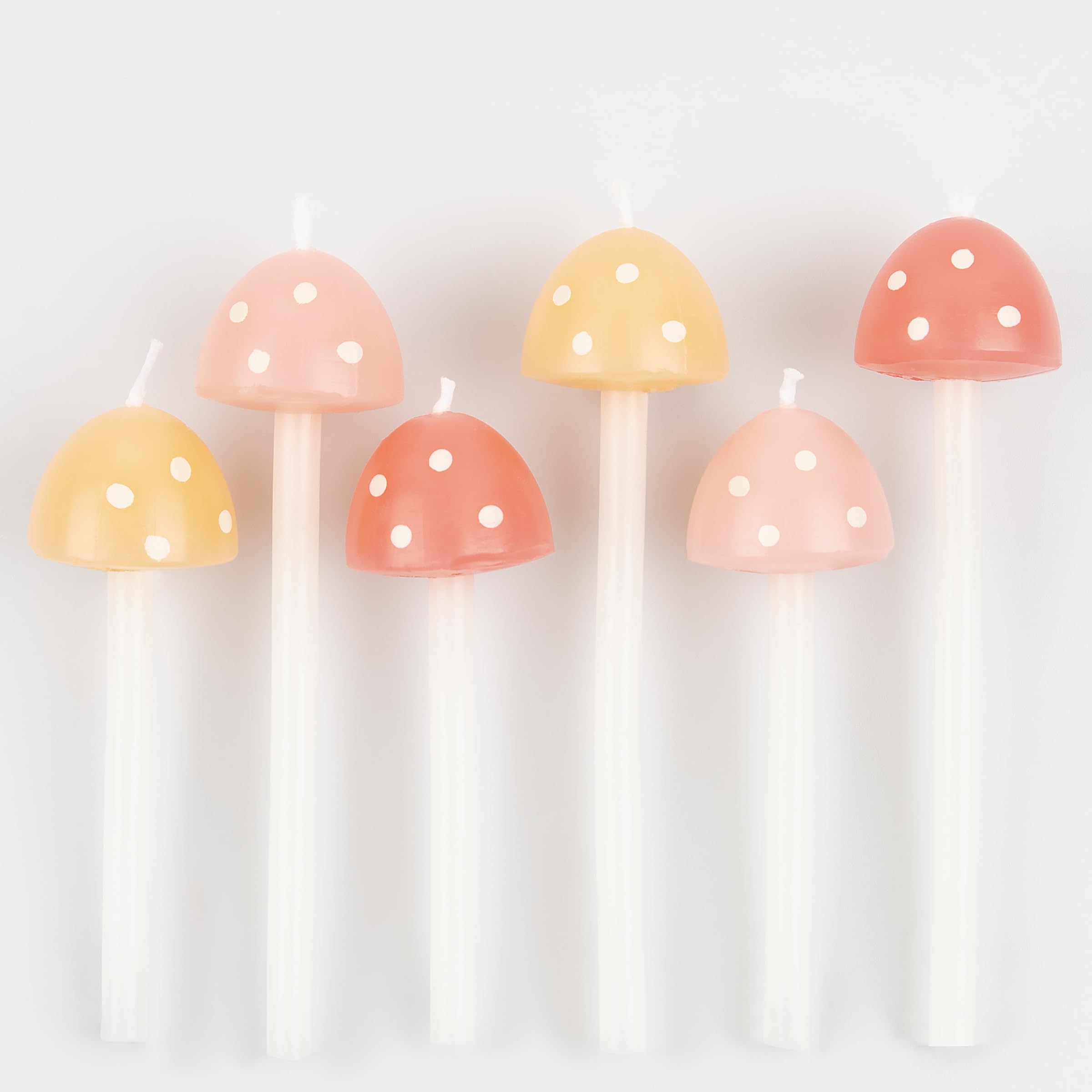 Meri Meri Mushroom Birthday Candles (Pack of 6)