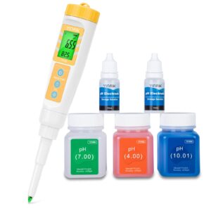 ph meter for food with ph calibration solution,easy calibrate for ph probe