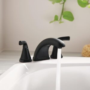 Peerless Parkwood Roman Tub Faucet, Black Tub Faucet, Roman Bathtub Faucet, Black Tub Filler, Matte Black PTT4335-BL