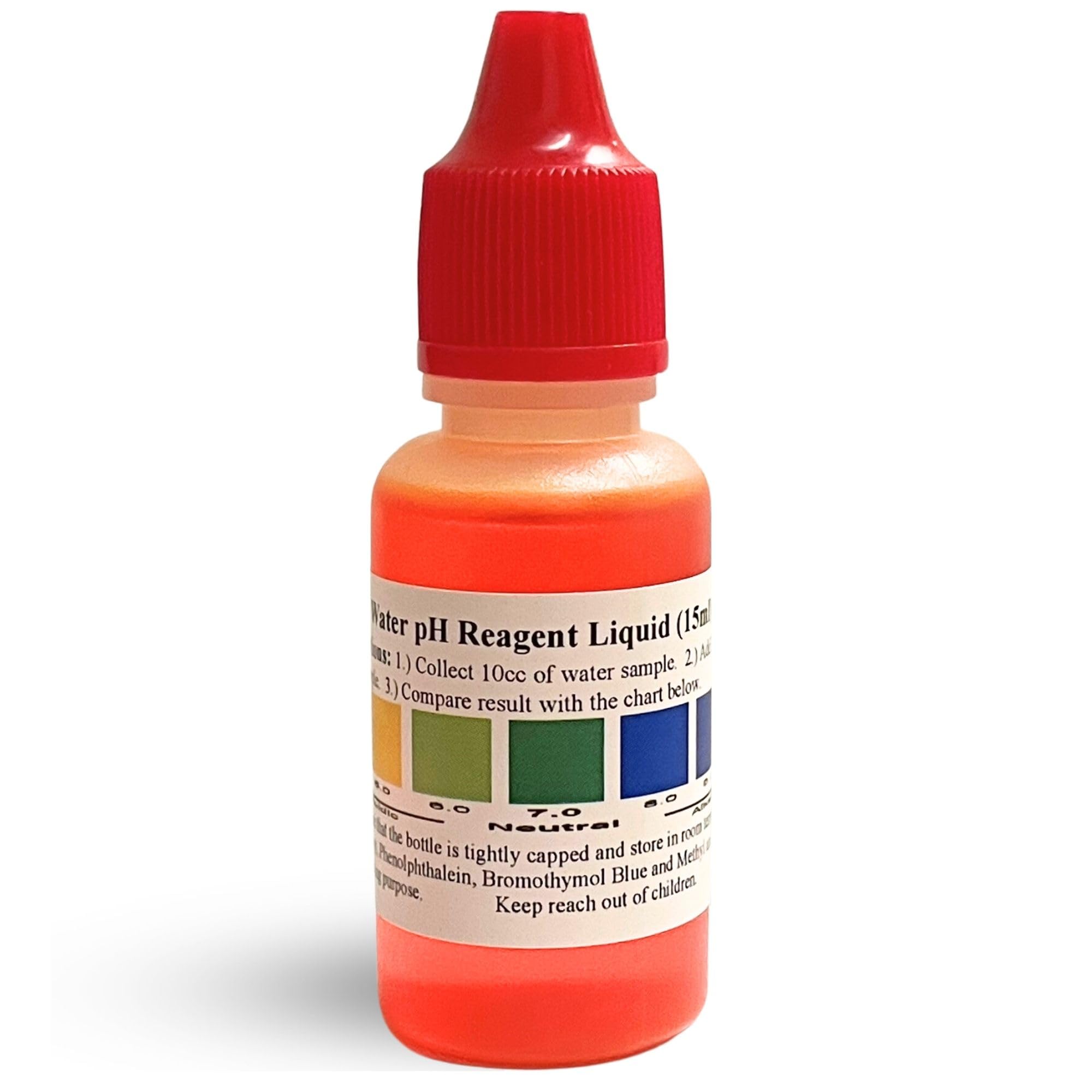 ph Test Kit for Alkaline Water & Drinking Water. Check Results Instantly with The Color Chart (.50oz) Red Cap