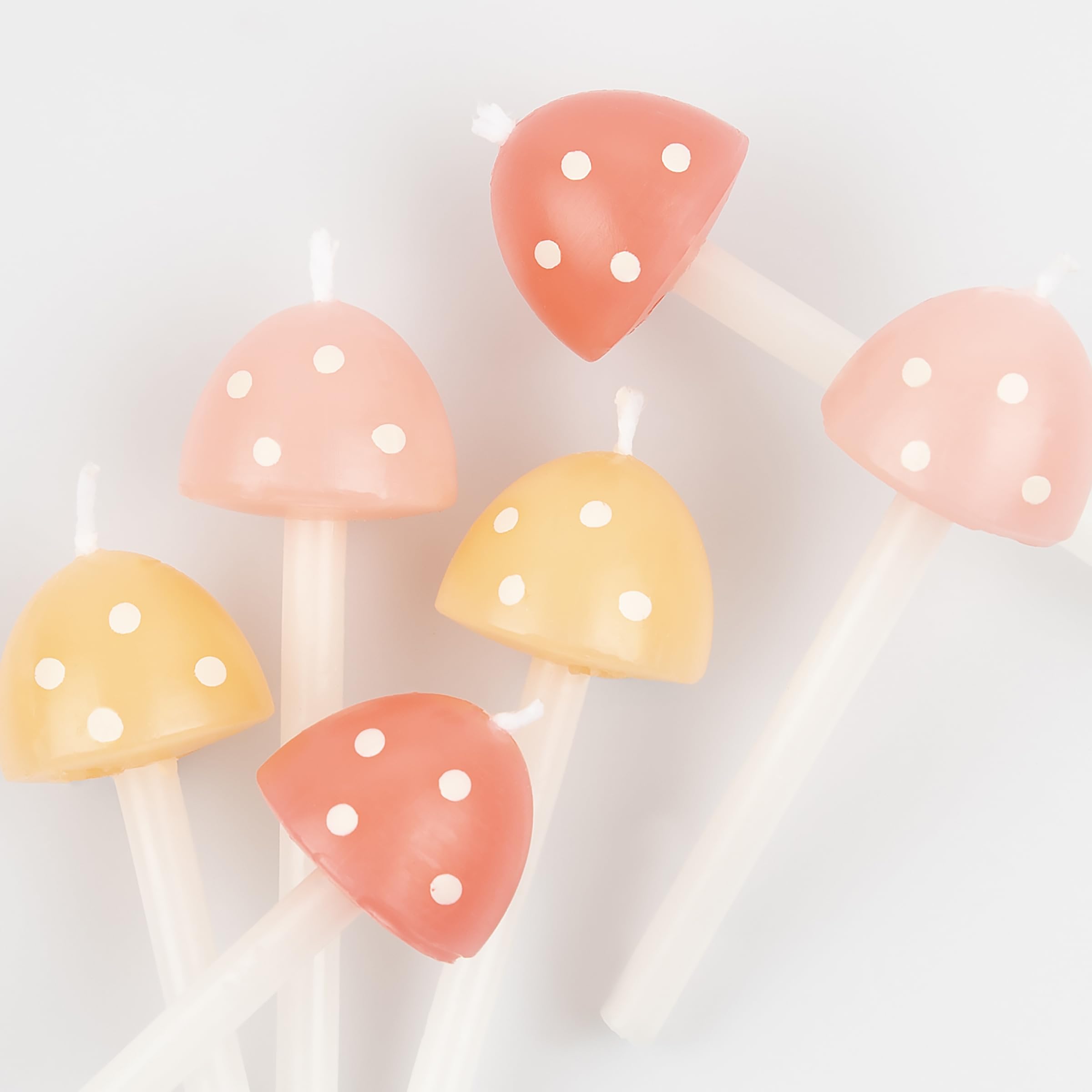 Meri Meri Mushroom Birthday Candles (Pack of 6)