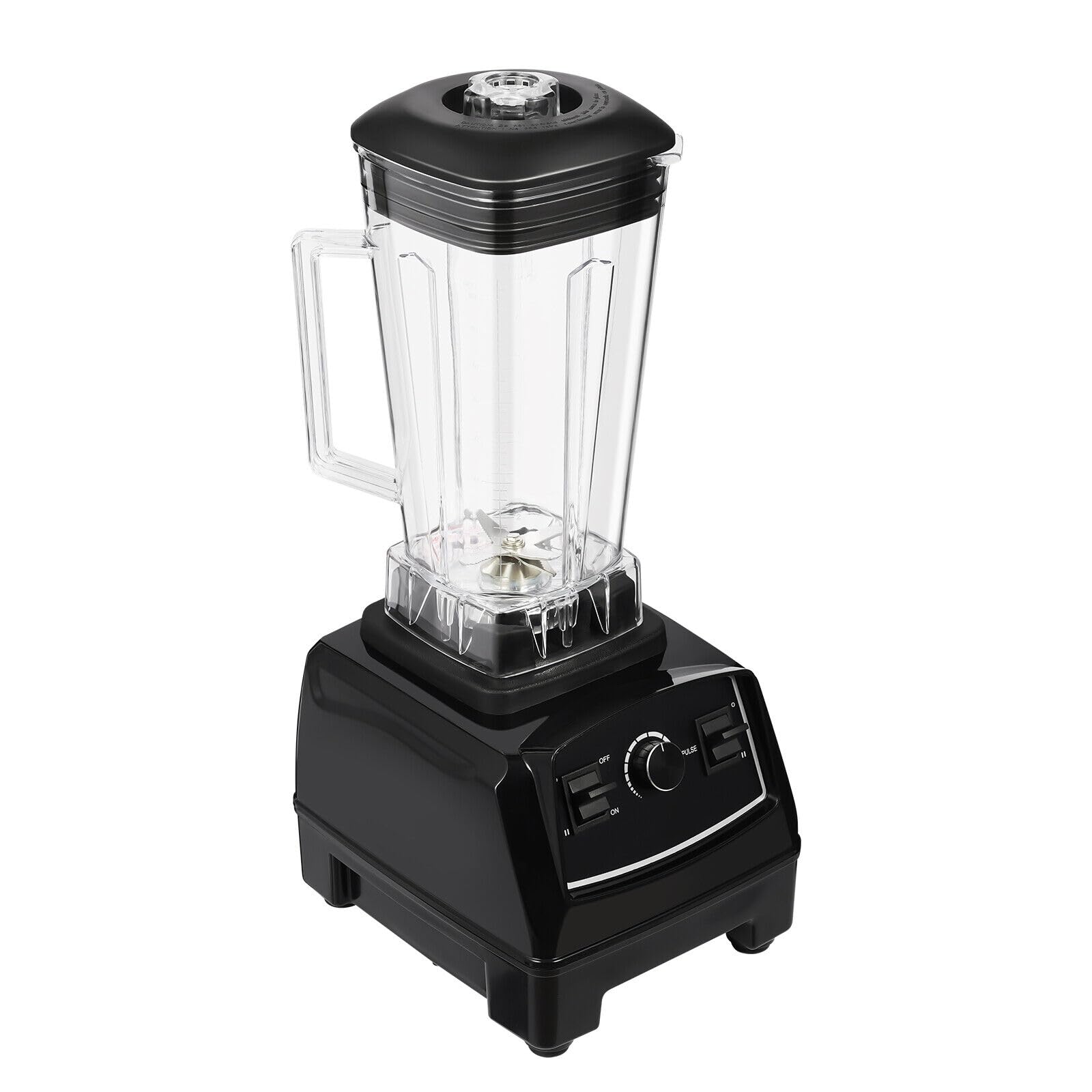 YINZINR 2.0 Ltr Black Food Blender Mixer, Multiple Speeds, Easy to Use and Clean