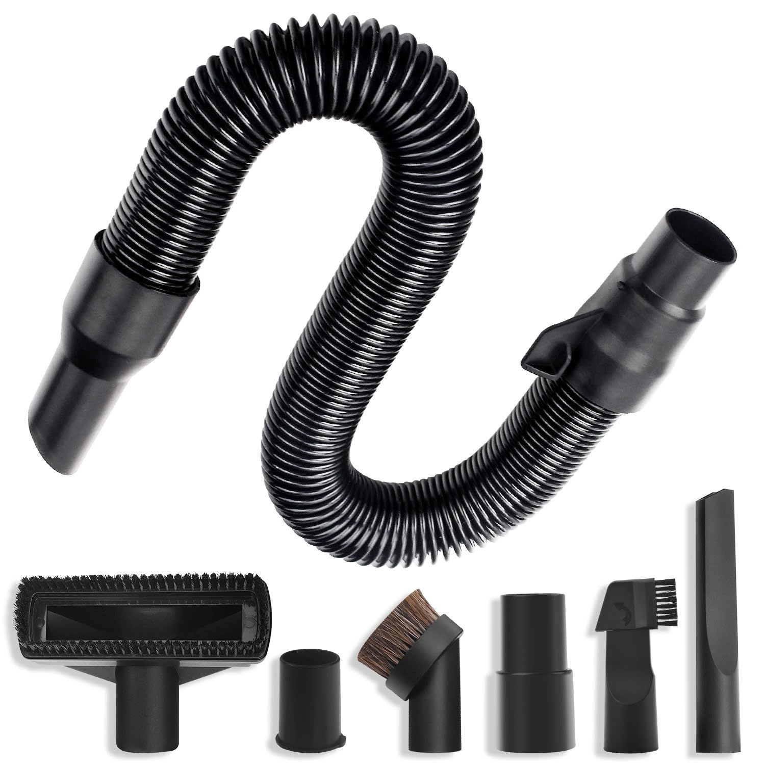 14-37-0016 Hose Assembly/Universal Vacumn Hose Adapter Kit Compatible With Milwaukee Wet/Dry Vacuum, Only for M18 2.5 Gallon Wet/Dry Vacuum Model Number 0970-20 Stretchable