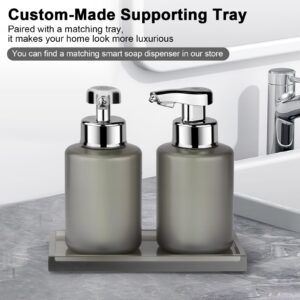 Versatile 7.5" Silicone Resin Soap Dispenser Tray for Bathroom/Kitchen/Vanity Tray, Small Tray for Countertop, Tidy Organization