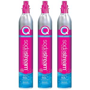 sodastream 60l co2 spare cqc carbonators, set of 3